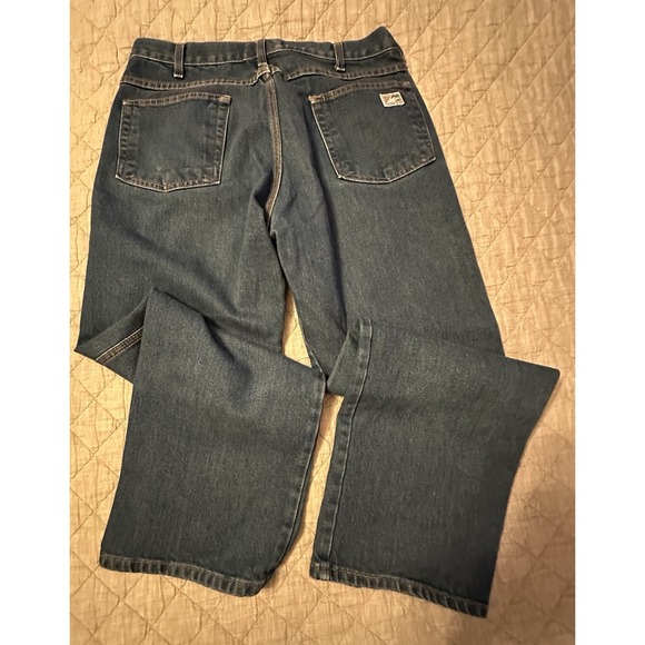 Tyndale FRMC Jeans Mens 35x30 Flame Resistant Blue Denim Cal 15 Cat 2 NFPA 2112 - Picture 8 of 12